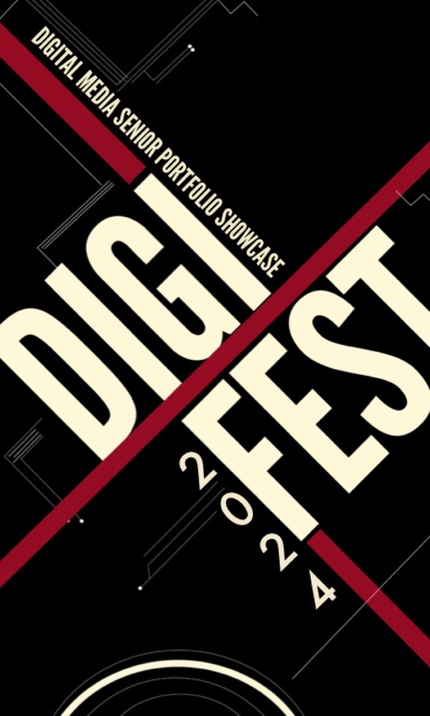 DIGI Fest ID badge: Digital Media Senior Portfolio Showcase 2024