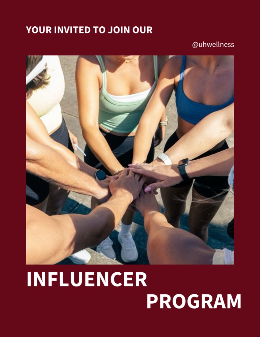 Booklet cover: You're invited to join our Influencer Program